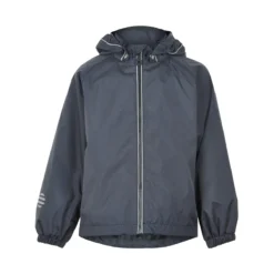 Minymo Regenjacke India Ink Graublau Atmungsaktiv