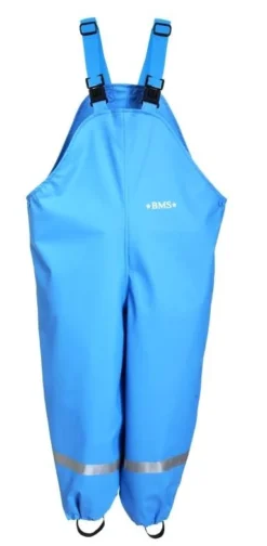 BMS Thermo Matschhose Mit Trägern Hellblau Mit Fleecefutter