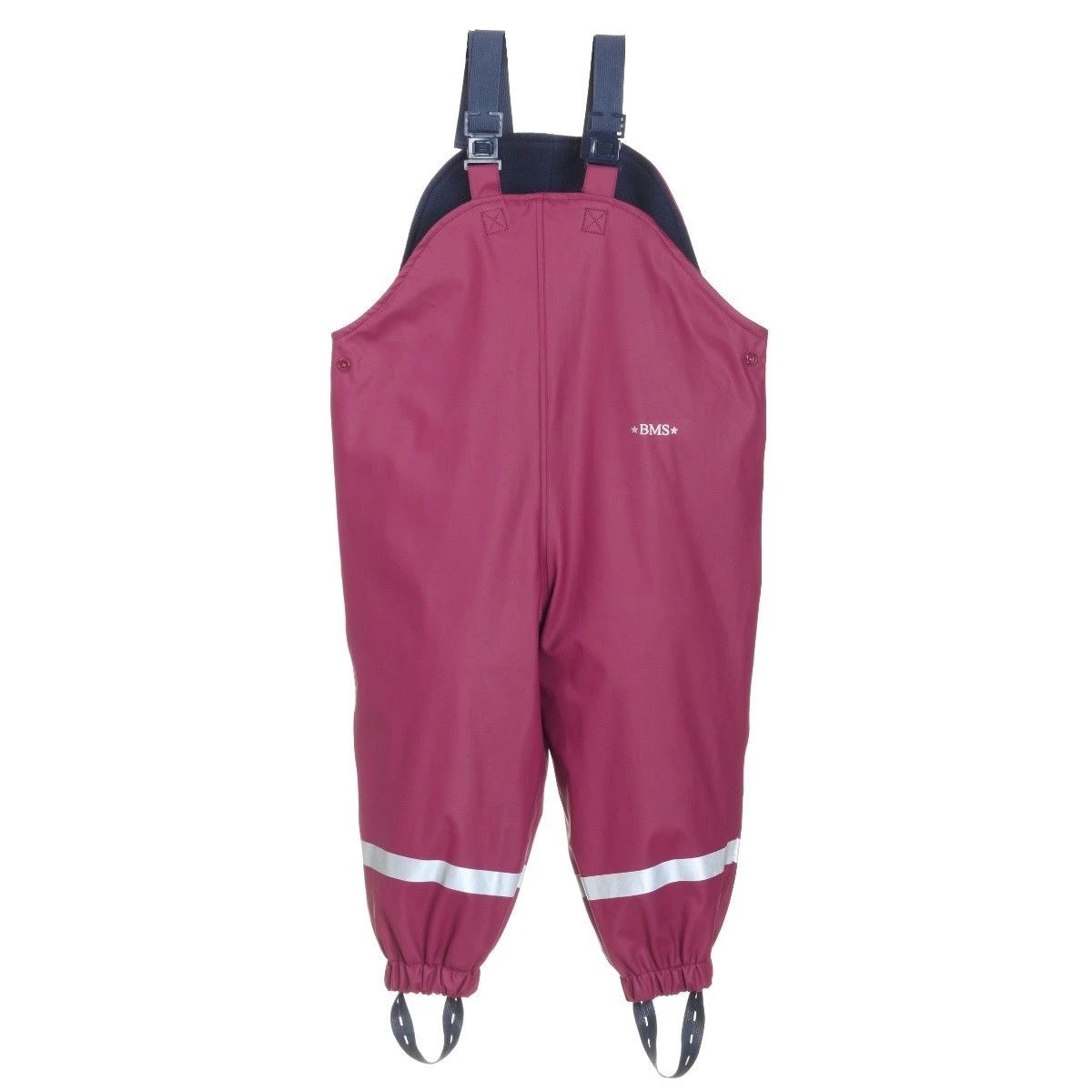 BMS Thermo Matschhose Mit Trägern Purple Mit Fleecefutter 1 BMS Thermo Matschhose Mit Trägern Purple Mit Fleecefutter