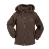 BMS Fleecejacke Braun Antarctic-Fleece Mit Kapuze