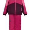 Color Kids Skianzug Zweiteiler Pink Wasserdicht Skihose + Skijacke