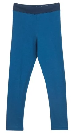 Finkid LEIKKI Denim/navy Kinder Feinripp Leggings