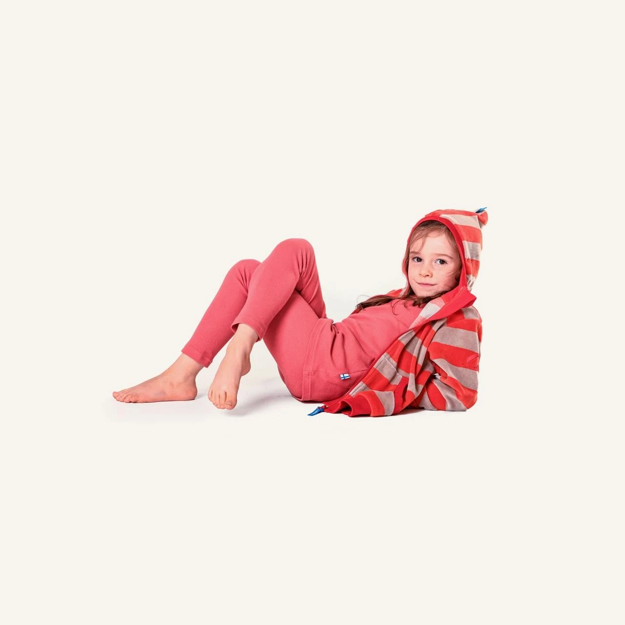 Finkid LEIKKI Cranberry/red Kinder Feinripp Leggings 5 Finkid LEIKKI Cranberry/red Kinder Feinripp Leggings – Bild 5