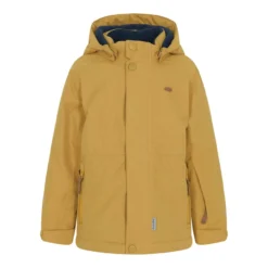 Minymo Kinder Winterjacke Senfgelb Outdoorjacke Wasserdicht
