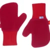 Finkid NUPUJUSSI Persian Red/grenadine Mädchen Fleece Fäustlinge