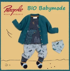 People Wear Organic Strickjacke Petrol Melange -Kinderbekleidungs Geschäft People Wear Organic baby Herbst 21 1280x1280
