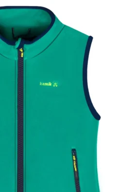 Kamik Kinder Fleeceweste ärmellose Weste Aus Fleece Für Waldhüpfer -Kinderbekleidungs Geschäft V45086 PHOENIX green midnight GMI 3 1280x1280