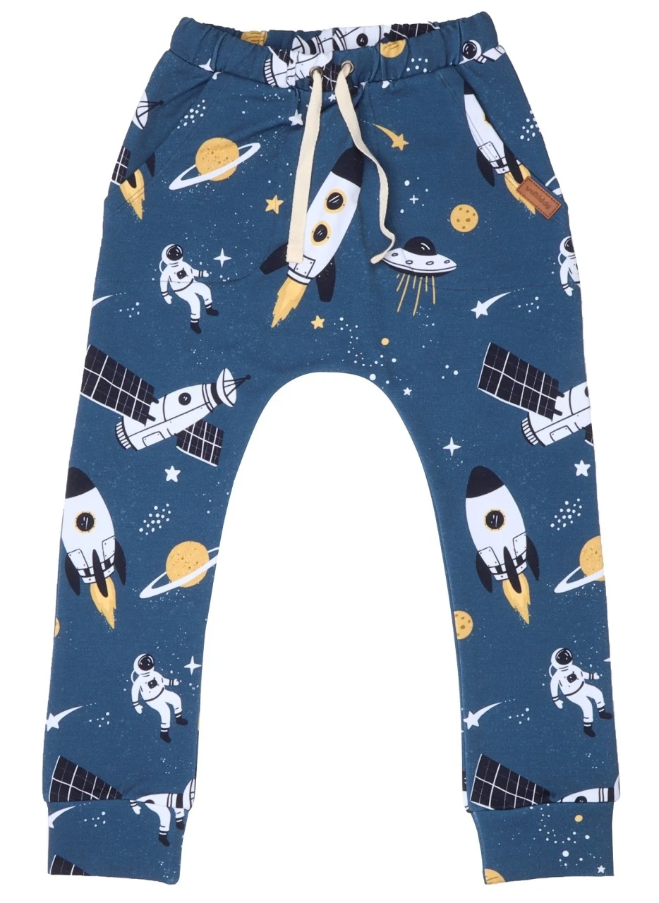 Walkiddy Baggy Pants Space Trip Sweathose Astronaut 1 Walkiddy Baggy Pants Space Trip Sweathose Astronaut