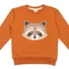 Walkiddy Sweatshirt Curious Raccoon Kürbis