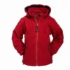BMS Fleecejacke Rot Antarctic-Fleece Mit Kapuze