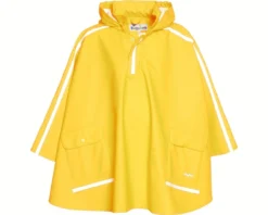 Playshoes Kinder Regencape Gelb Extra Lang Regenponcho