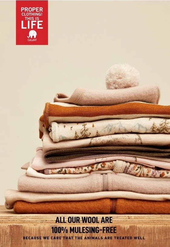 Celavi Kinder Wollshirt Langarmshirt Blockstreifen 6 Celavi Kinder Wollshirt Langarmshirt Blockstreifen – Bild 6