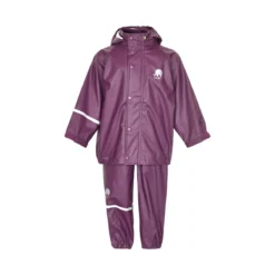 CeLaVi Mädchen Regenanzug Blackberry Regenhose + Regenjacke