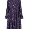 Creamie Mädchenkleid Violett Nightshade Blumenmuster