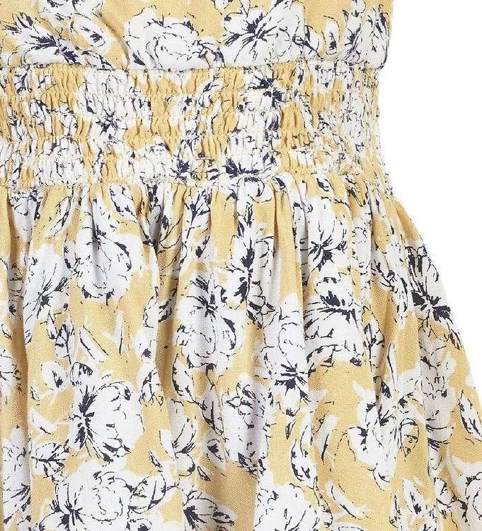 Creamie Mädchenkleid Strohgelb/weiß Flowers 3 Creamie Mädchenkleid Strohgelb/weiß Flowers – Bild 3