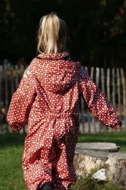 Ducksday Regenanzug Funky Red Regenoverall -Kinderbekleidungs Geschäft ducksday regenanzug funky red3 1280x1280 1