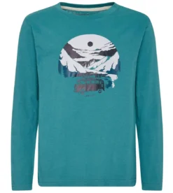 Elkline LOFOTEN VW Langarmshirt Teal Petrol