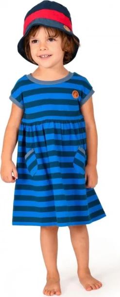 Finkid LILLI Mädchen Jerseykleid Blockstreifen -Kinderbekleidungs Geschäft finkid lili kleid 1280x1280