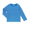 Finkid Sampo Langarmshirt Geringelt French + Blue /offwhite
