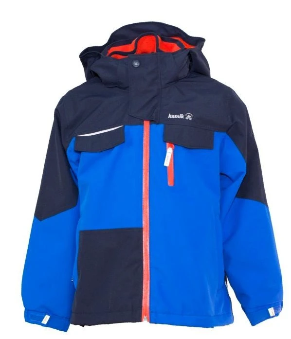 KAMIK Regenjacke Zip-In System Outdoorjacke TRTO Skydiver Blue / Türkis / Orange 1 KAMIK Regenjacke Zip-In System Outdoorjacke TRTO Skydiver Blue / Türkis / Orange