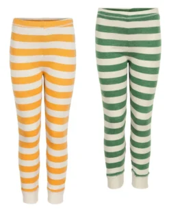 Celavi Leggings Gestreift Wolle Mit Viskose Aus Bambus