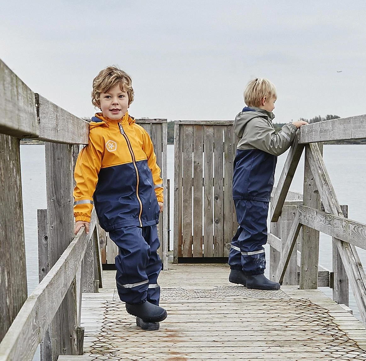 Color Kids Matschhose Regenhose Mit Fleecefutter 3 Color Kids Matschhose Regenhose Mit Fleecefutter – Bild 3