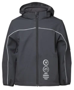 Minymo Jungen Softshelljacke Deep Stone Grey Basic45