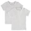 Minymo T-Shirts 2er Pack Weiß Kurzarm