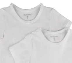 Minymo T-Shirts 2er Pack Weiß Kurzarm -Kinderbekleidungs Geschäft kinder t shirt weiss bemalen 1280x1280 1