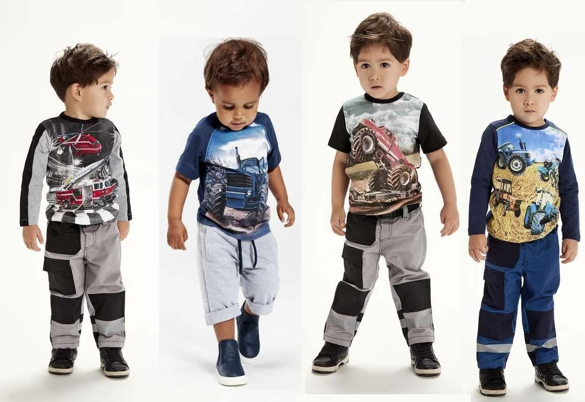 Metoo Langarmshirt Blau Mit Feuerwehrauto 2 Metoo Langarmshirt Blau Mit Feuerwehrauto – Bild 2