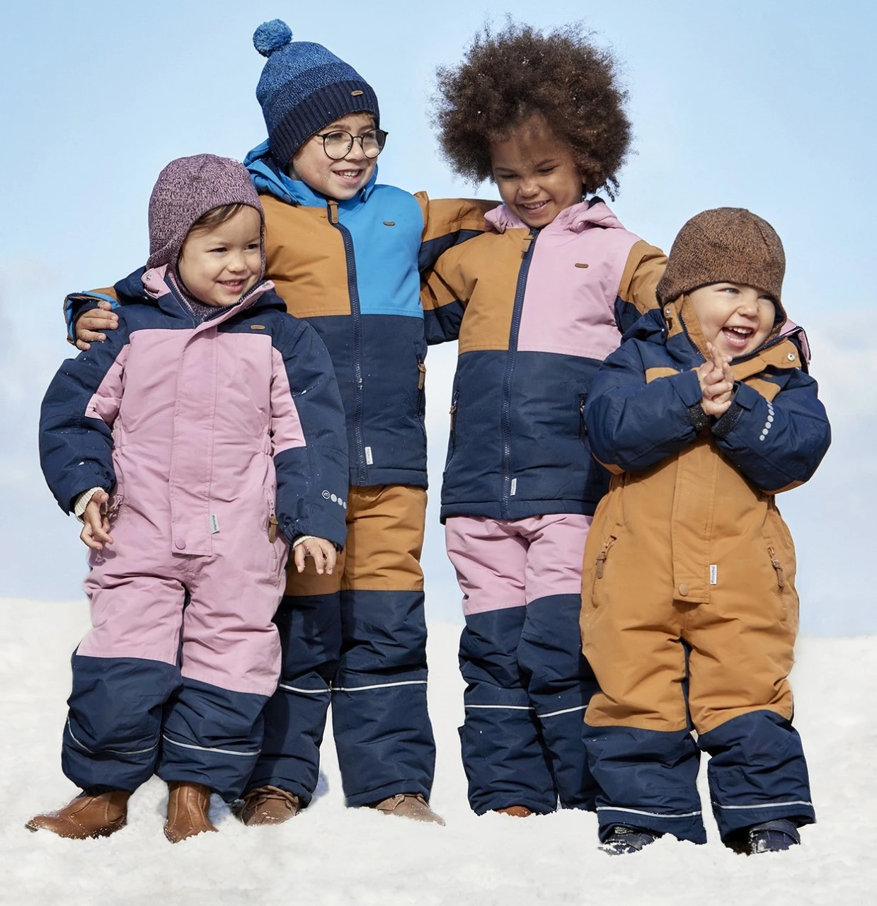 Minymo Strickmütze Blockstreifen Wintermütze Beanie Mit Bommel 3 Minymo Strickmütze Blockstreifen Wintermütze Beanie Mit Bommel – Bild 3