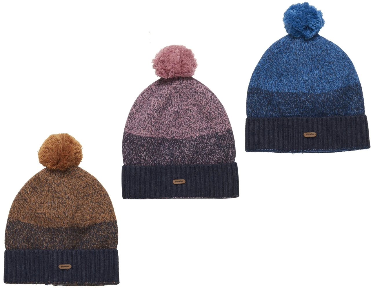 Minymo Strickmütze Blockstreifen Wintermütze Beanie Mit Bommel 2 Minymo Strickmütze Blockstreifen Wintermütze Beanie Mit Bommel – Bild 2