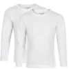 Minymo Langarmshirts 2er Pack Cremeweiß BASIC