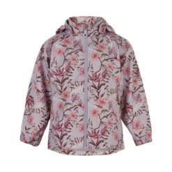 Minymo Mädchen Softshelljacke Vintage Flowers Smoky Flieder