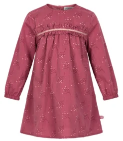 Minymo Mädchenkleid Rose Wine Flowers