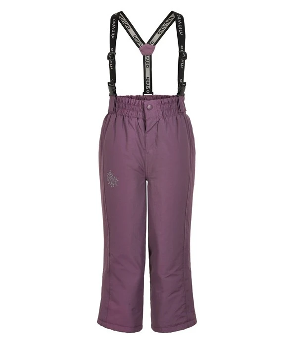 Minymo Mädchen Schneehose Wasserdicht Black Plum Violett
