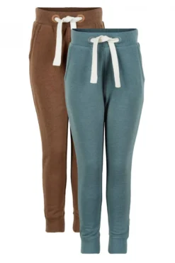 Minymo Sweatpants Toffee/teal Im 2er Pack Jogginghose