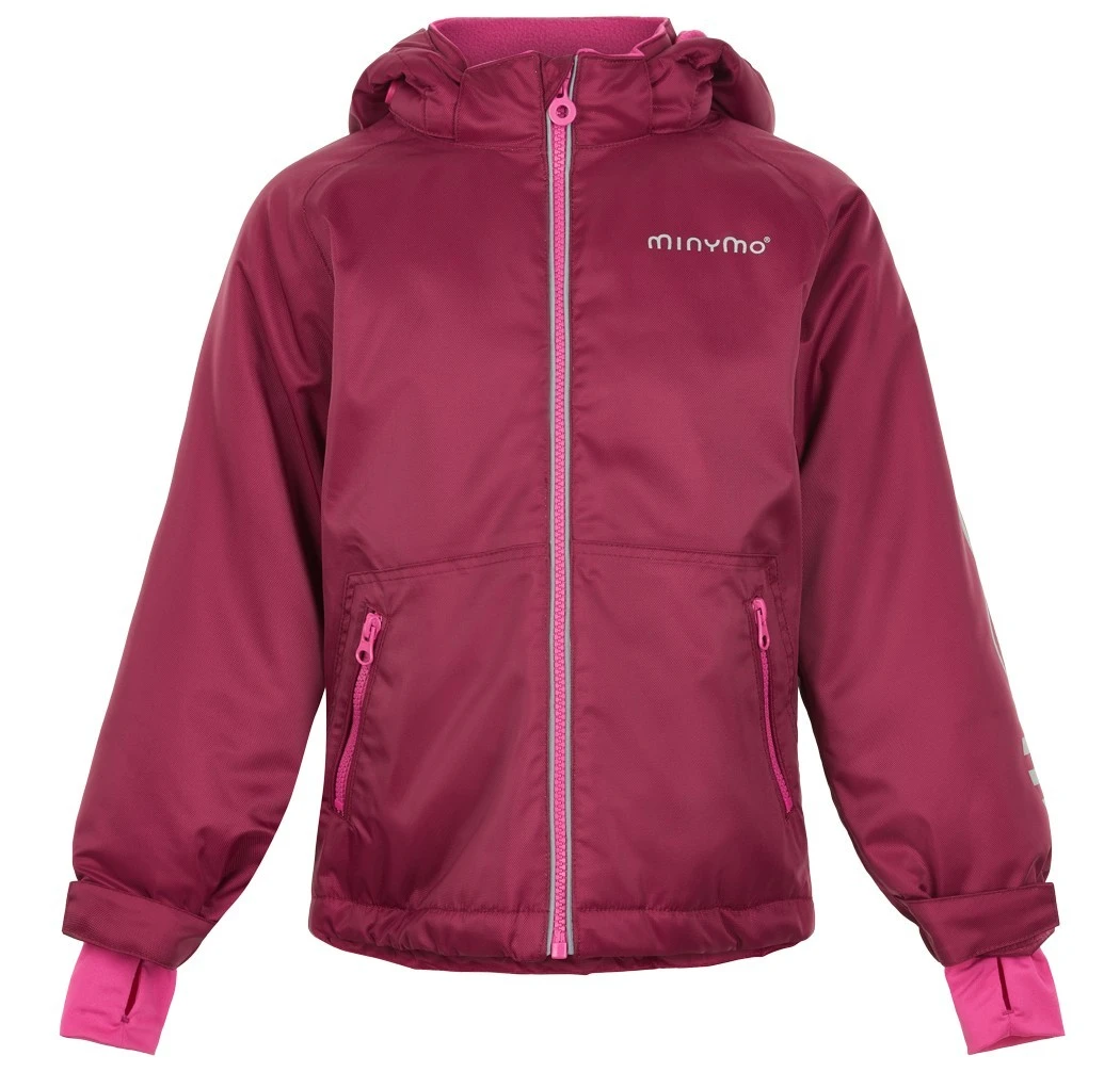 MINYMO Kinder Winterjacke Le90 Red Plum 1 MINYMO Kinder Winterjacke Le90 Red Plum
