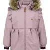 Minymo Mädchen Winterjacke Elderberry Wasserdicht Misty Rose