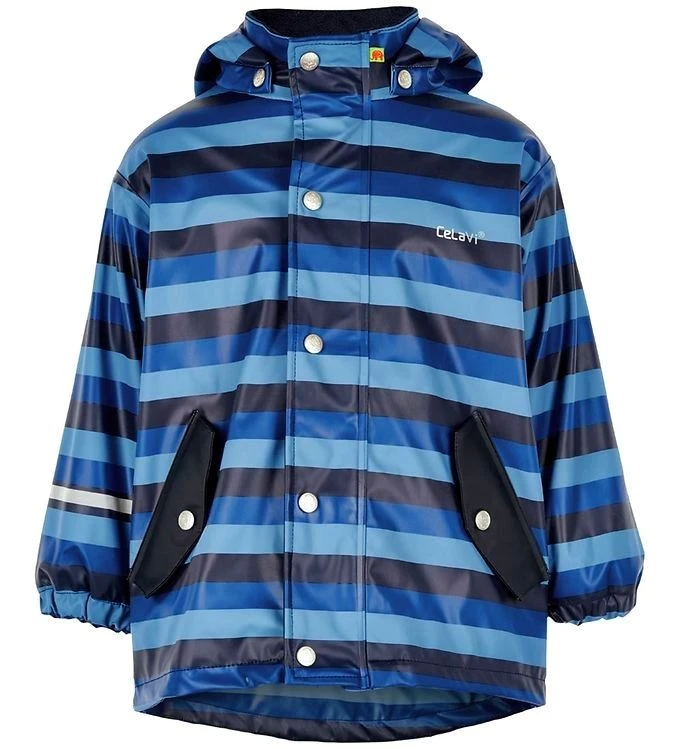 CeLaVi Kinder Regenjacke Blockstreifen Gefüttert 1 CeLaVi Kinder Regenjacke Blockstreifen Gefüttert