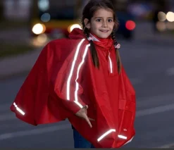 Playshoes Kinder Regencape Gelb Extra Lang Regenponcho -Kinderbekleidungs Geschäft schulranzen regencape reflektor rot 1280x1280