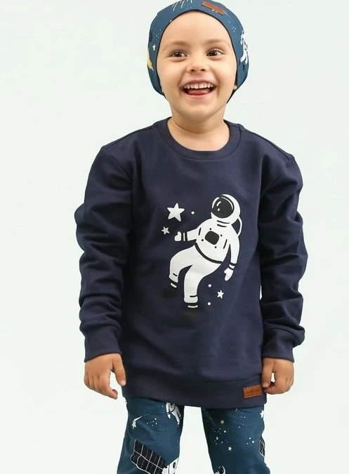Walkiddy Baggy Pants Space Trip Sweathose Astronaut 3 Walkiddy Baggy Pants Space Trip Sweathose Astronaut – Bild 3