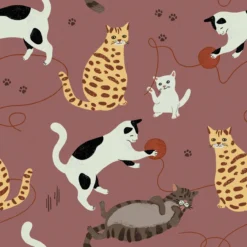 Walkiddy Sportdress Kleid Katze Playful Cat Long Sweati -Kinderbekleidungs Geschäft walkiddy katzen cats 2 1280x1280 2