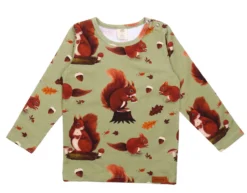 Walkiddy Langarmshirt Eichhörnchen Longsleeve Squirrel