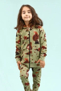 Walkiddy Kapuzenjacke Eichhörnchen Sweatjacke Squirrel -Kinderbekleidungs Geschäft walkiddy squirrel eichhornchen 1280x1280 2