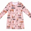 Walkiddy Tunika Beauty Horses Rosa Pferde Biobaumwolle GOTS