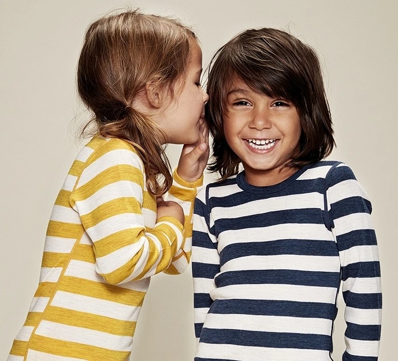 Celavi Kinder Wollshirt Langarmshirt Blockstreifen 4 Celavi Kinder Wollshirt Langarmshirt Blockstreifen – Bild 4