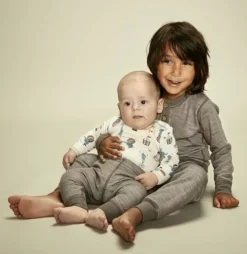 Celavi Warme Leggings Wolle Braun Melliert -Kinderbekleidungs Geschäft wollunterwasche kinder celavi 1280x1280 1